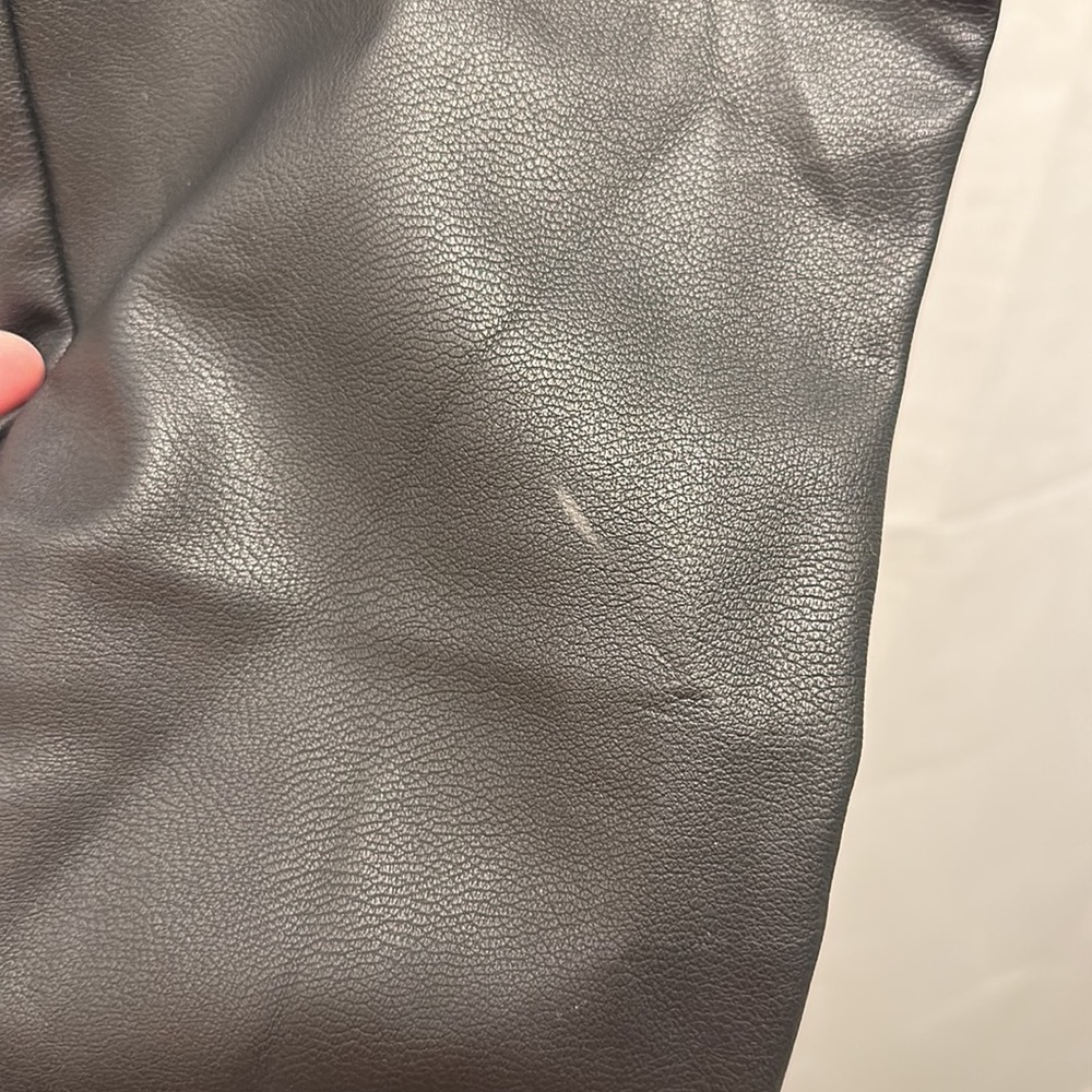 David Lerner New York size S faux leather pants high rise - Picture 11 of 13